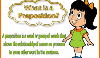 What is the Preposition in the Sentence