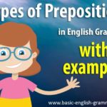 8 Types of Prepositions With Examples