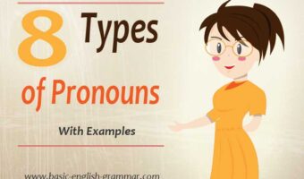 8 types of pronouns with examples