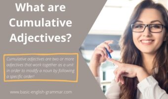 What are Cumulative Adjectives?