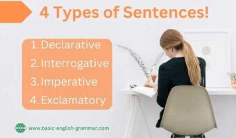 What are the 4 Types of Sentences?