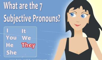 What are the 7 Subjective Pronouns?