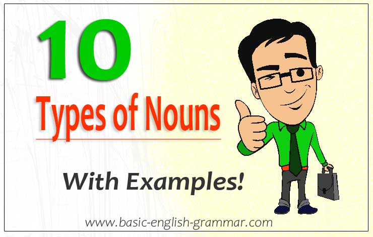 10 Types of Nouns in English Grammar With Examples