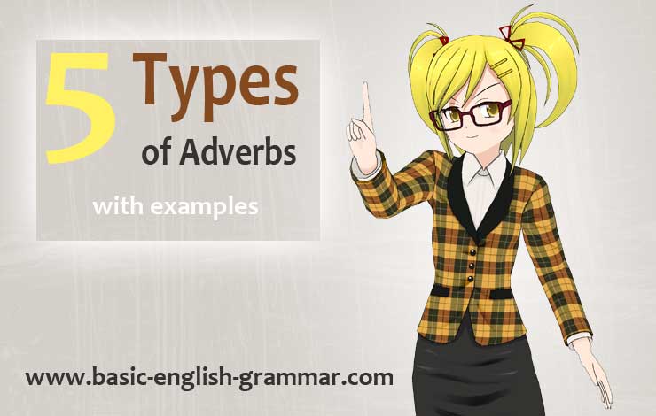 5 Types of Adverbs in English Grammar With Examples