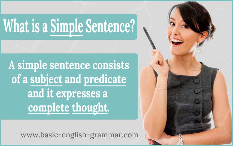 What is a Simple Sentence With Examples?